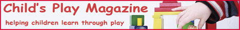 Child’s Play magazine, exploring the power of play, wood blocks, child’s hand