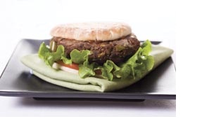 vegan burger receipes from Food and Fellowship book by Andrea Belcham