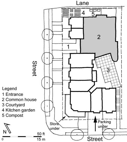 <title>Quayside Cohousing siteplan.</title>
