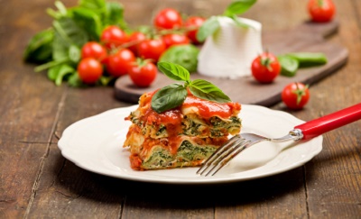 spinach lasagne
