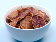 Raw Food Recipes - Sweet Potato Crisps and Portobella Croquettes
