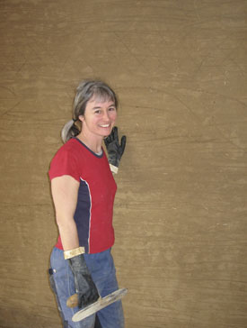 Tina Therrien, Strawbale Builder