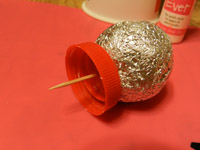 make the head from tinfoil and lid