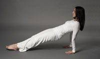 yoga back platform pose